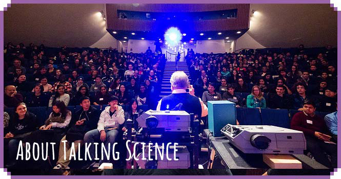 About Talking Science - no button